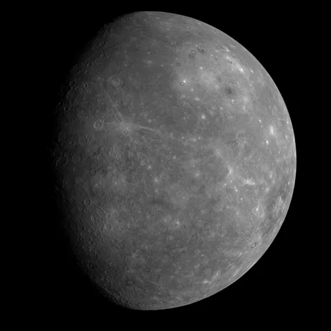 Mercury from Messenger. Facts about Mercury